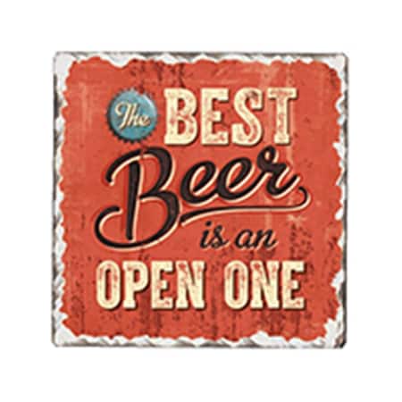 Best Beer Single Tumble Tile Coaster